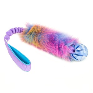 Faux fur bungee with SUM-PLAST spirall ball CREATOR