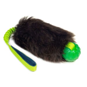 Sheepskin bungee with Starmark Chew Ball CREATOR