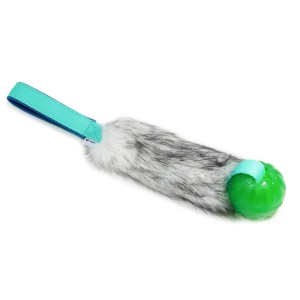 Faux fur with Starmark Chew Ball