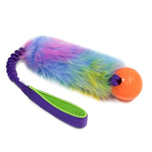 Faux fur bungee with Chuckit! Strato Ball