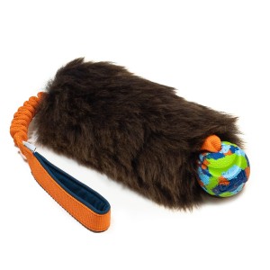 Sheepskin bungee with Chuckit! ECO Fetch CREATOR