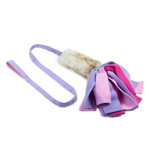 Sheepskin bungee long + fleece stripes