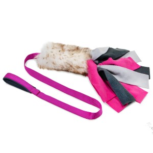 Sheepskin long + fleece stripes
