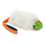 Sheepskin bungee with Chuckit! Erratic Ball