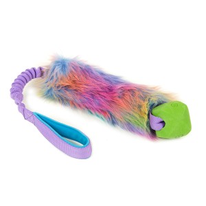 Faux fur bungee with Chuckit! Erratic Ball